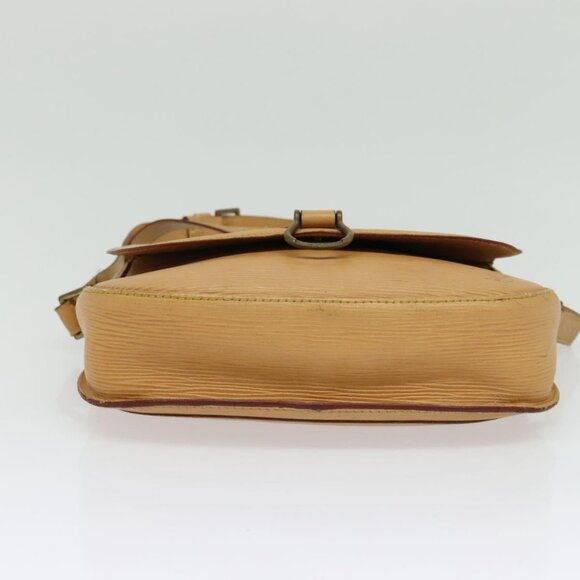 LOUIS VUITTON Epi Saint Cloud GM Shoulder Bag Beige LV Auth - Picture 6 of 16